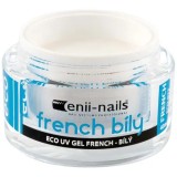 Gel UV - alb manichiură ENII French, 40ml