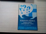 HARJOITUSKIRJA SUOMEN KIELEN PERUSOPETUSTA VARTEN (Carte de Exercitii Limba Finlandeza pentru Educatie de Baza) - Leena Silfverberg - 1987, 81 p.