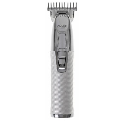 Trimmer de ras Profesional Adler, acumulator, timp de lucru neintrerupt de pana la 120 de minute, Argintiu foto
