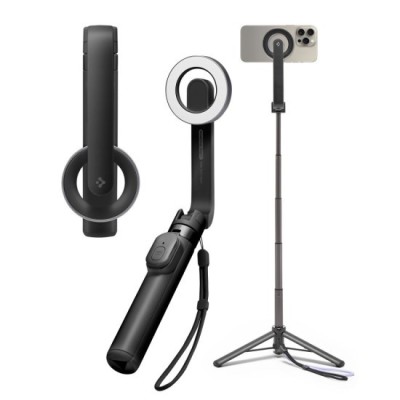 Selfie Stick Compatibil MagSafe - Spigen S571W - Black foto