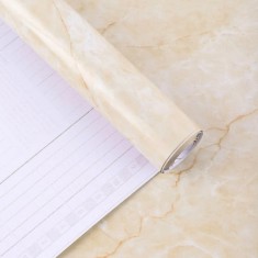 Folie autoadeziva tip marmura, Bej, 60 x 200 cm