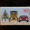 GERMANIA 1986 ANIVERSARE , AUTOMOBIL , TIMBRU NESTAMPILAT