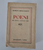 Carte veche 1938 Georgeta Mircea Cancicov Poeni din viata satului meu