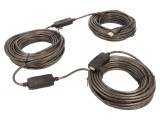Cablu USB 2.0 A soclu-mufă 30m, negru - DELOCK