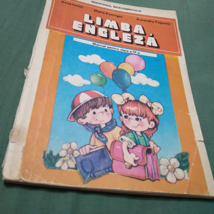 MANUAL LIMBA ENGLEZA CLASA IV ANCA IONICI 1993