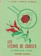 Les Lecons de choses. Au cours moyen 1 annee foto