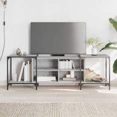 Gossi comoda tv, gri sonoma, 153x37x50 cm, lemn prelucrat