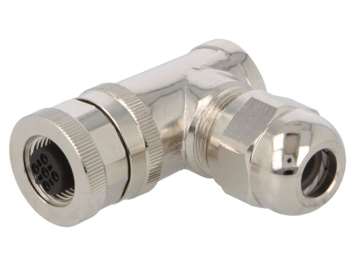 Conector M12 mamă 5 pini, IP67