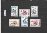 ROMANIA 1987 LP 1179 A X-a EDITIE CAMPIONAT MONDIAL UNIVERSITAR HANDBAL SERIE MNH NESTAMPILATA, Nestampilat