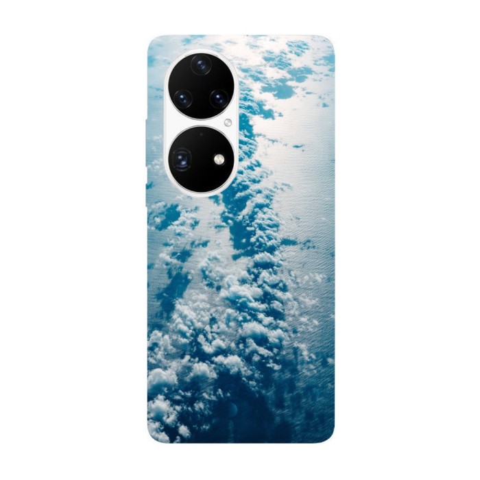 Husa compatibila cu Huawei Mate 40 model Over the clouds, Silicon, TPU, Viceversa
