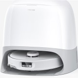 Robot de aspirare Roborock Qrevo Curv, aspirator, mop si statie inteligenta de golire automata, 66W, Lidar, 18500 PA, mop rotativ, alb