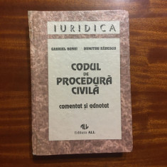 Gabriel Boroi, Dumitru Radescu - CODUL de PROCEDURA CIVILA (1995)