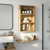 vidaXL Dulap de perete pentru baie Stejar artizanal 40 x 10 x 60,5 cm 889358