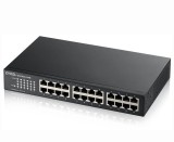 SWITCH ZYXEL, porturi Gigabit x 24, rackabil, &quot;GS1100-24E-EU0103F&quot; (timbru verde 2 lei)