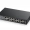 SWITCH ZYXEL, porturi Gigabit x 24, rackabil, &quot;GS1100-24E-EU0103F&quot; (timbru verde 2 lei)