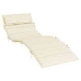 Cumpara ieftin Perna de sezlong, crem, 180x60x4 cm, textil Oxford