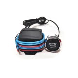 Kit buton pornire motor ES02 cu lumina Albastra, Oem
