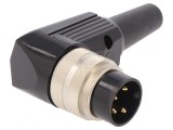Mufă Tată M16 Lipire pe Cablu 4 PIN 5A 250V IP40, Lumberg