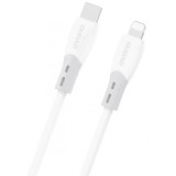 Cablu Date si Incarcare USB-C - Lightning Dudao L25SX, 30W, 1m, Alb