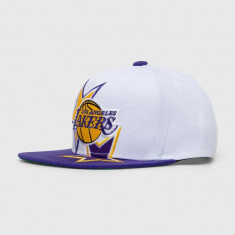 Mitchell&Ness sapca NBA LOS ANGELES LAKERS culoarea alb, cu imprimeu