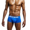 Chiloti Barbati Tip Boxeri JockMail Push Up Suspensor Bumbac, Alb, Albastru, Bleumarin, Gri, Negru, Rosu, L, M, XL