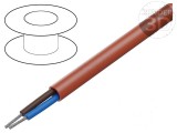 Cablu silicon roșu SiHF-J 2x1mm&sup2; -60&deg; la 180&deg;C
