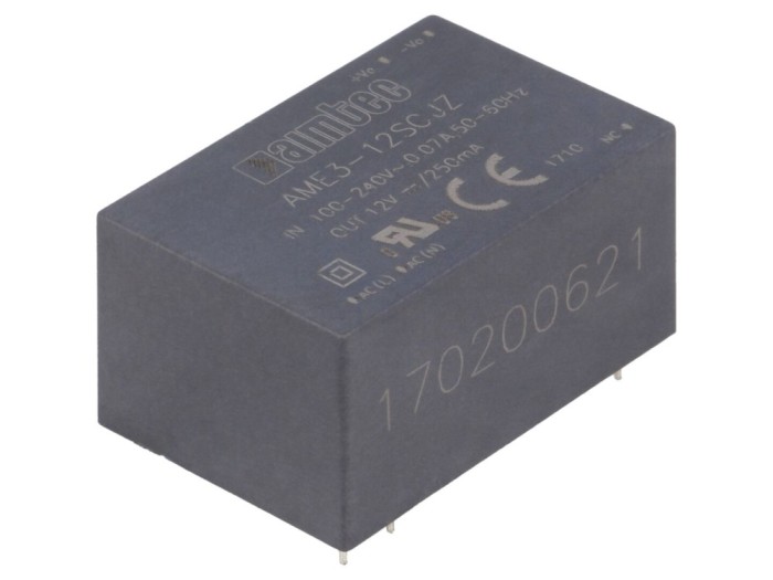 Convertor AC/DC 3W 12VDC