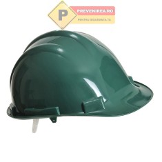 Casca de siguranta verde foto