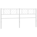 Cumpara ieftin Tablie de pat de schimb metalica, alb, 180 cm