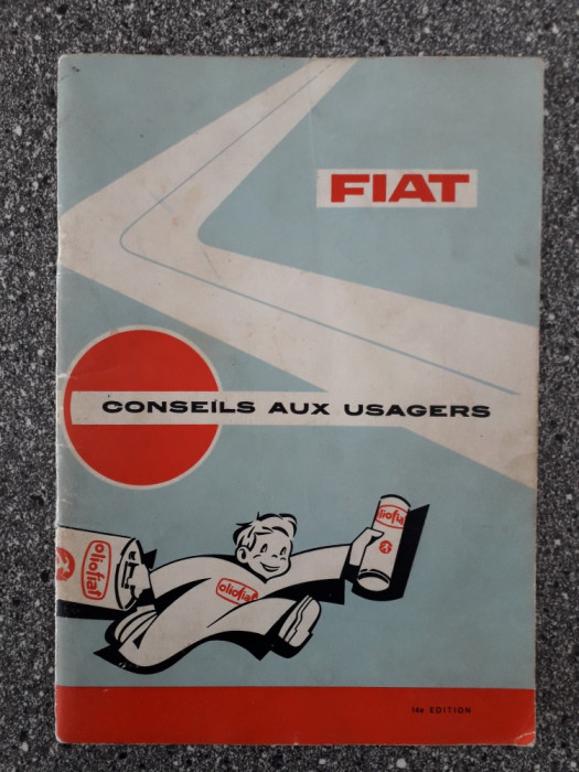 FIAT - Manual de utilizare 1966/ R5P3F