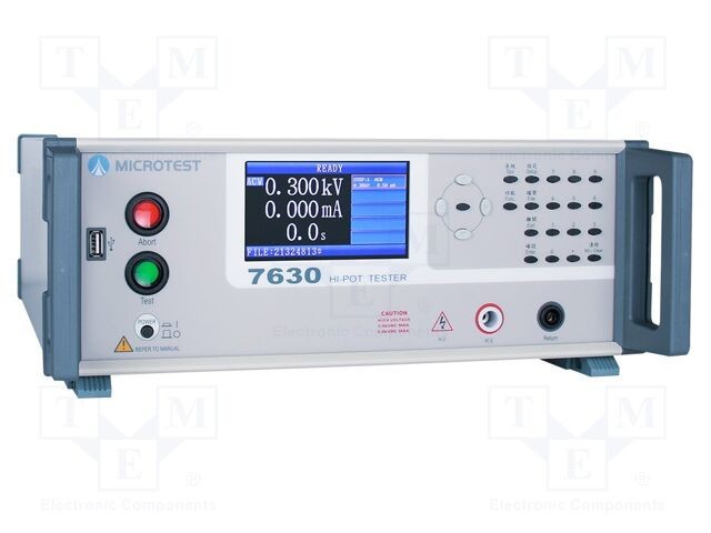 Tester de siguranţă MICROTEST 1&Omega;&divide;12G&Omega; 10&divide;5000VAC 10&divide;6000VDC