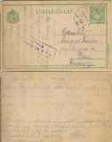 CP1762N Carte poștală maghiară circulată Arad, 1916, ștampilă cenzură militară Brașov, k u k Mil Briefzensur Brass&oacute;, levelező-lap