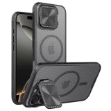 Husa iPhone 16 Pro Max Nillkin CamShield Prop Magnetic, negrutransparenta