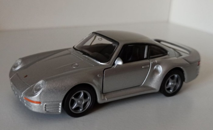 Macheta Porsche 959 1987 silver - Welly 1/36