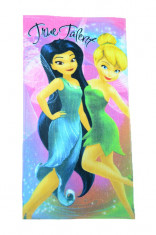 Prosop pentru fetite 35 x 65 cm Disney Fairies DISR-FTB49843RO, Multicolor foto