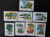 Ruandaa-Flora-serie completa-nestampilate, Nestampilat