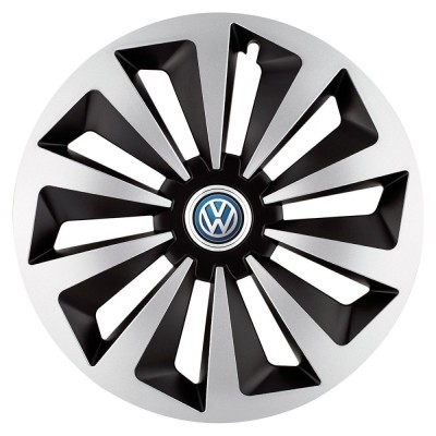 Set 4 capace roti Fox Gri-Negru R17 pentru gama auto Volkswagen foto