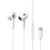 CASTI Baseus Encok CZ17, pt smartphone, control volum + microfon pe fir, conectare prin cablu USB Type-C, lungime cablu 1.1m, alb &amp;quot;A00170000213-Z