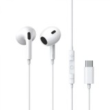 CASTI Baseus Encok CZ17, pt smartphone, control volum + microfon pe fir, conectare prin cablu USB Type-C, lungime cablu 1.1m, alb &quot;A00170000213-Z1&quot; (t
