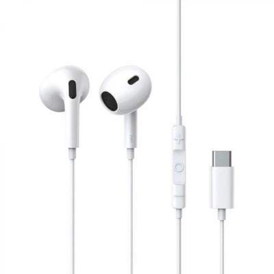 CASTI Baseus Encok CZ17, pt smartphone, control volum + microfon pe fir, conectare prin cablu USB Type-C, lungime cablu 1.1m, alb &amp;quot;A00170000213-Z1&amp;quot; (t foto