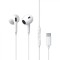 CASTI Baseus Encok CZ17, pt smartphone, control volum + microfon pe fir, conectare prin cablu USB Type-C, lungime cablu 1.1m, alb &quot;A00170000213-Z1&quot; (t
