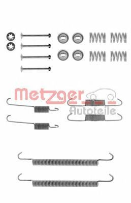Set accesorii, sabot de frana BMW Seria 3 Cupe (E36) (1992 - 1999) METZGER 105-0707 foto