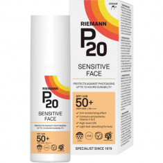 Sensitive Crema de fata cu protectie solara SPF 50+, RIEMANN P20, 50ml