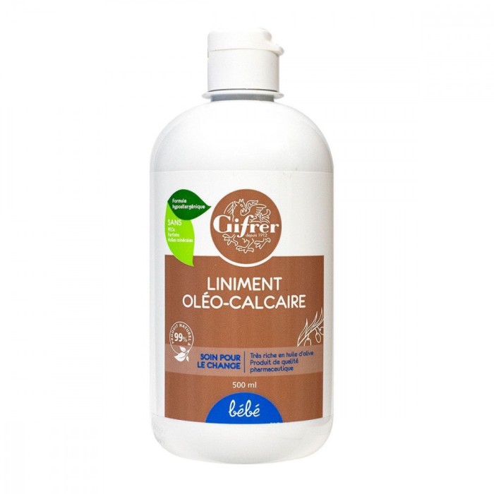 Lotiune pentru Bebelusi, Gifrer, Liniment, Oleo-Calcaros, fara Parabeni, pentru Reducerea Iritatiei