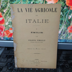 La Vie Agricole en Italie, I, Emilie, Filippo Virgilii, Paris 1897, 145