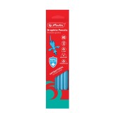 CREION GRAFIT HB BACTERIOSTATIC TRIUNGHIULAR CORP ALBASTRU 2.2MM SET12