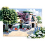 Puzzle 500 piese - Cafe Villa-Peter Motz, Art Puzzle