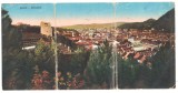 SV * Brasov * VEDERE GENERALA * 1917 * CARTE POSTA TRIPLA, Necirculata, Circulata, Printata, Fotografie