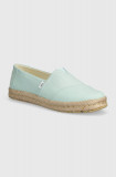 Toms espadrile Alpargata Rope 2.0 culoarea turcoaz, 10020682