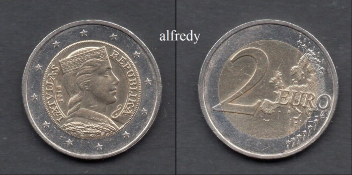 LETONIA 2014, 2 euro
